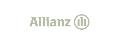 Logo of Allianz insurance, featuring a simple, elegant icon above the company name.